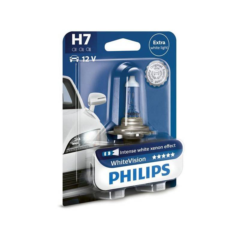 2 ampoules Philips premium Vision Plus H4 - Feu Vert